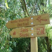 RS nordic walking oeko trail seis schild