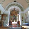 Inside the small church. Foto: AT, &copy; Peer
