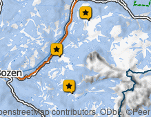 Mappa: Fiere, mercati e shopping