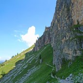 weg unter langkofel