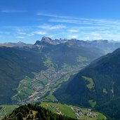 st ulrich im groednertal von puflatsch hexenbaenke aus