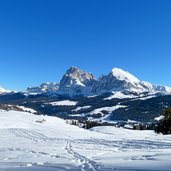 seiser alm langkofelgruppe plattkofel schnee winter