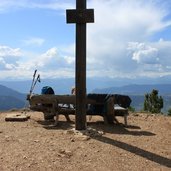 Voelseggspitze Gipfelkreuz Schoenblick Tschafonhuette