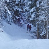 winter weg a zum hofer alpl