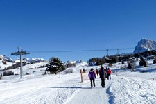 seiser alm hans paula steger weg winter winterwanderung