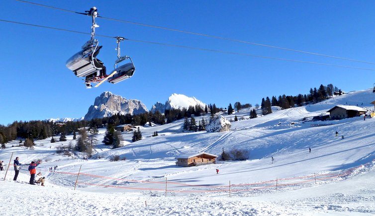 seiser alm panorama lift winter