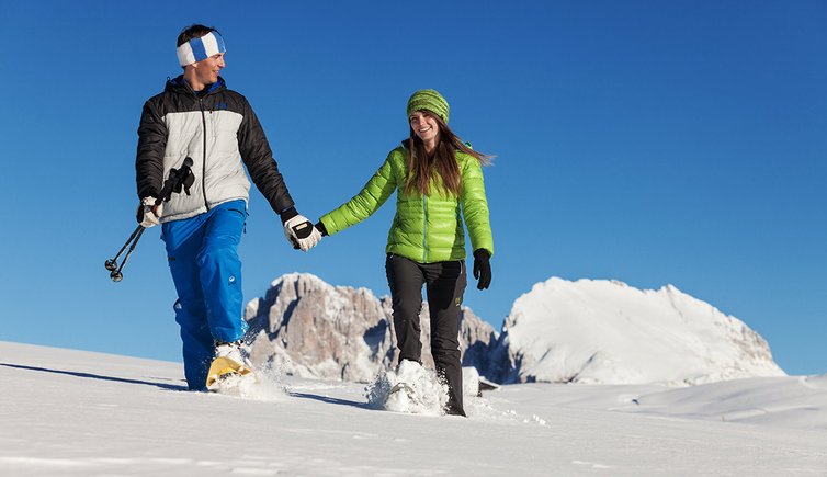 schneeschuhwandern seiser alm ciaspole alpe di siusi