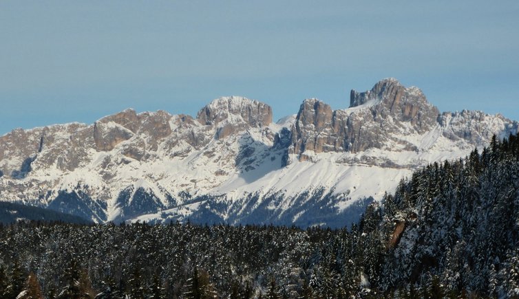 RS blick auf den rosengarten winter